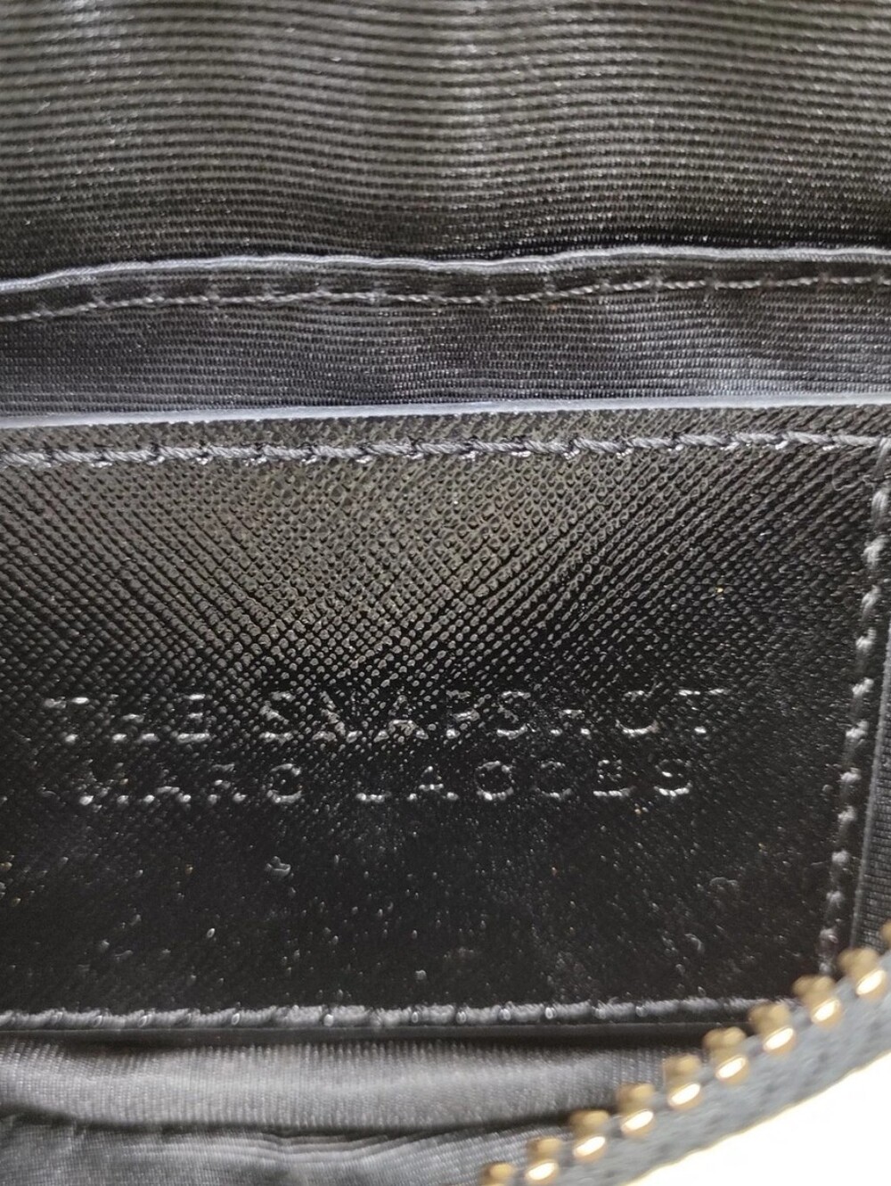 Marc Jacobs Black Crossbody Camera Bag with Gold Hardware and Logo Strap - Picture 6 of 11